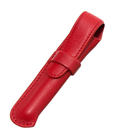 Atelier De La Foret 1 Pen Pocket Pen Case - Red