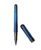 Pineider Avatar Rollerball Pen - Black Demonstrator Sky Blue