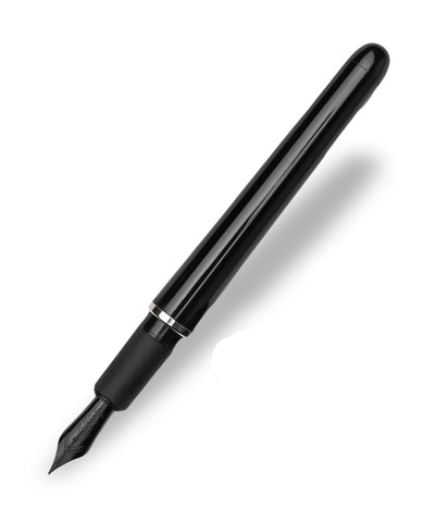 Pineider Avatar Fountain Pen - Black Glossy Black