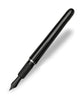 Pineider Avatar Fountain Pen - Black Glossy Black