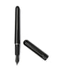 Pineider Avatar Fountain Pen - Black Glossy Black