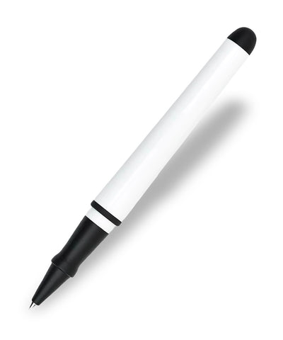 Pineider Avatar Rollerball Pen - Black Glossy White