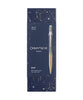 Caran D'Ache 849 Christmas 2024 Ballpoint Pen - Cosmic Gold