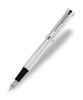 Conklin Herringbone Signature Fountain Pen - Silver