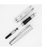 Conklin Herringbone Signature Fountain Pen - Silver