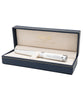 Conklin Herringbone Signature Fountain Pen - Silver