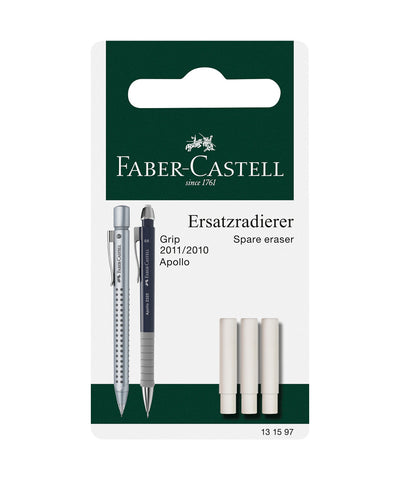 Faber-Castell Erasers for Grip 2010/2011/Apollo Mechanical Pencils