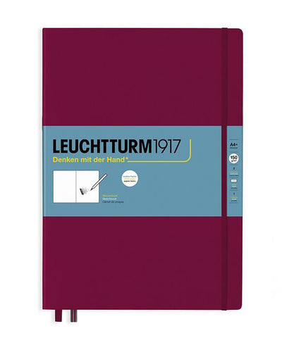 Leuchtturm1917 Master (A4+) Hardcover Sketchbook - Port Red