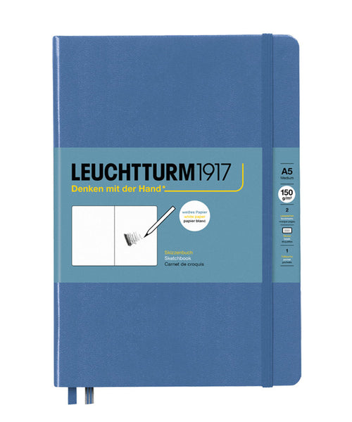 Leuchtturm1917 Medium (A5) Hardcover Sketchbook - Denim