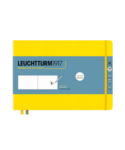 Leuchtturm1917 Medium (A5) Landscape Hardcover Sketchbook - Lemon