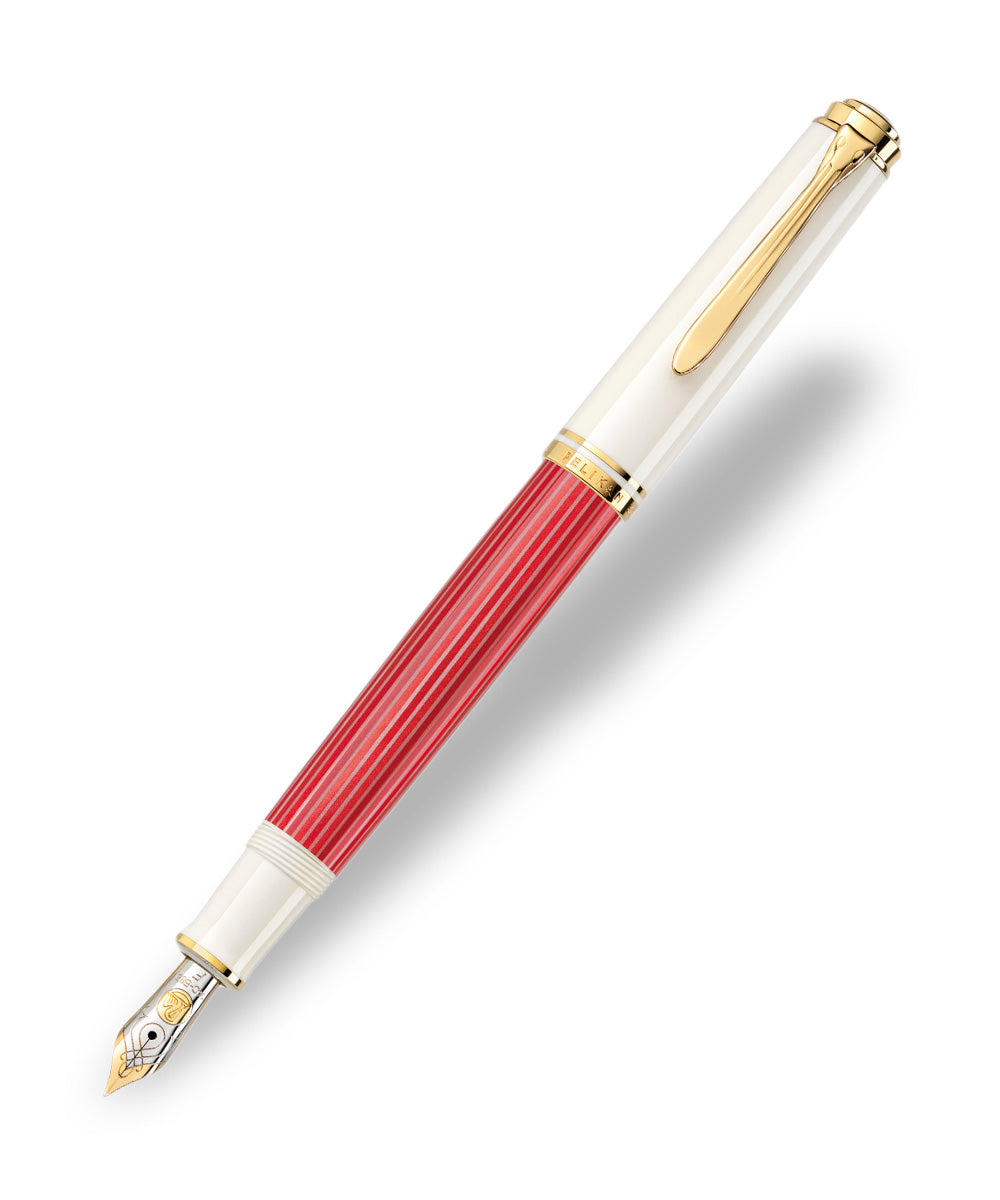 Pelikan M600 Red White Stilografica