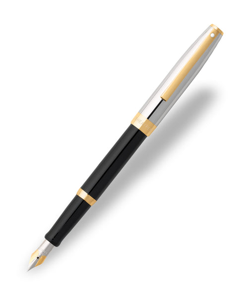 Sheaffer Sagaris Fountain Pen - Black & Chrome GT