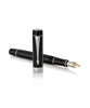 Parker Duofold Classic Centennial Fountain Pen - Black with Chrome Trim