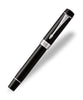 Parker Duofold Classic Centennial Fountain Pen - Black with Chrome Trim