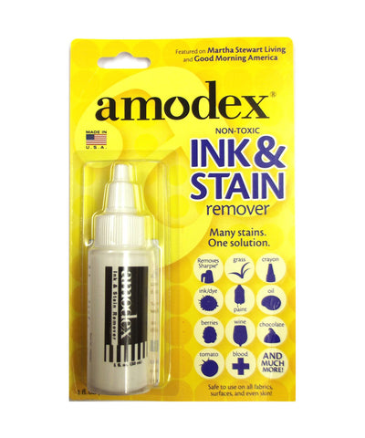 Amodex Ink & Stain Remover Kit, Spot Remover For Clothes, Brush for Ink & Stain  Remover