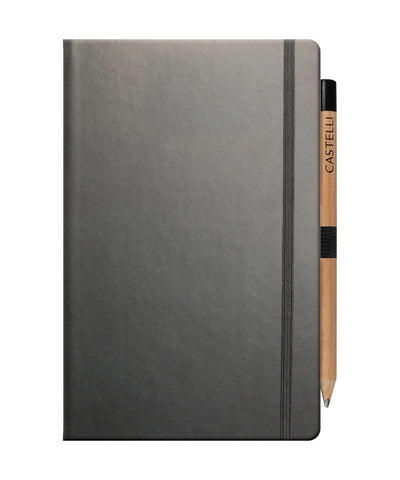 Castelli Tucson Medium Ruled Notebook - Graphite