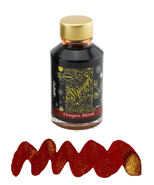 Diamine Shimmering Fountain Pen Ink - Dragon Blood