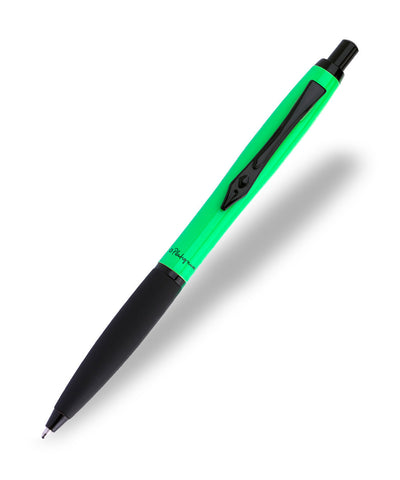 Pen Company of America (PCA) USA Made Glow in the Dark Pen, Christmas  Morning Design, Green Trim, Black Ink, Part of the Glowing Christmas  Series, 1 Pen 