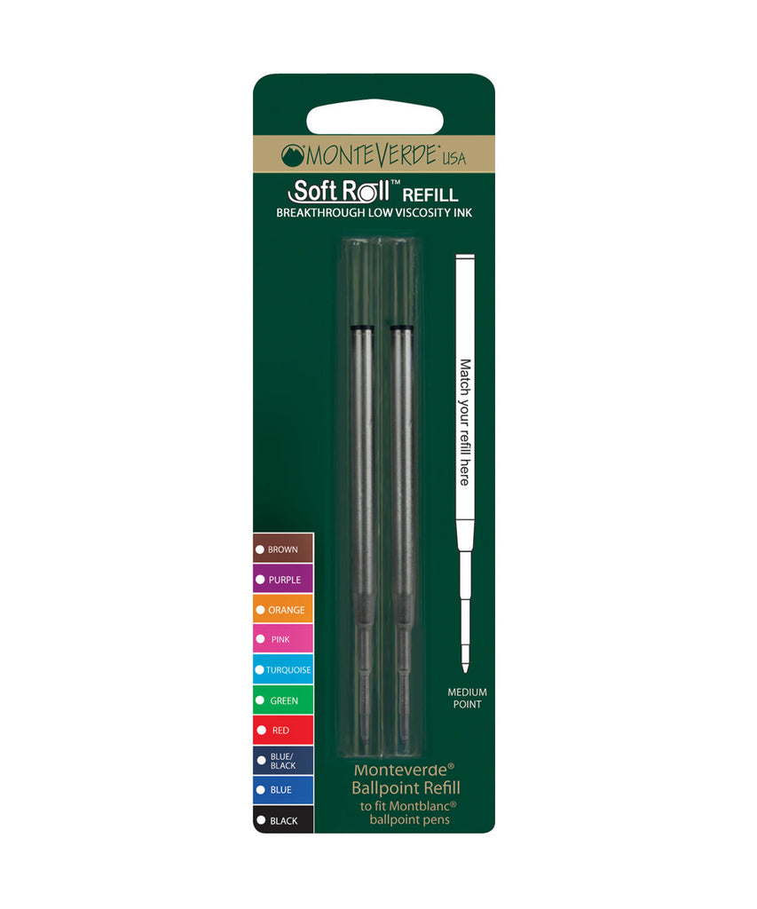 Monteverde USA® Soft Roll™ Ballpoint Refill To Fit Montblanc