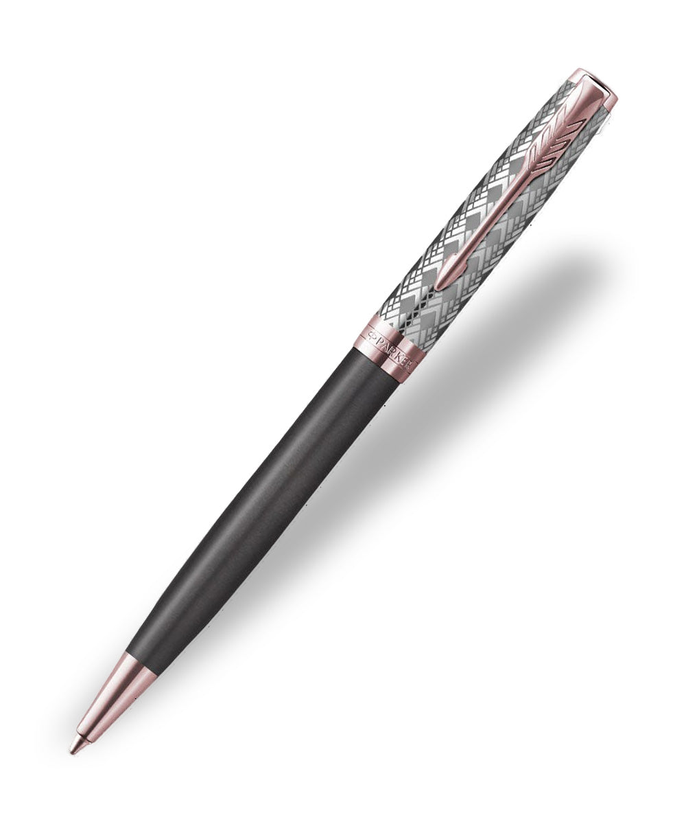 Parker Sonnet Ballpoint Pen - Premium Metal & Grey Lacquer | The