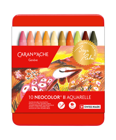 Caran d'Ache NEOCOLOR II Water-soluble Wax Pastels, set of 30