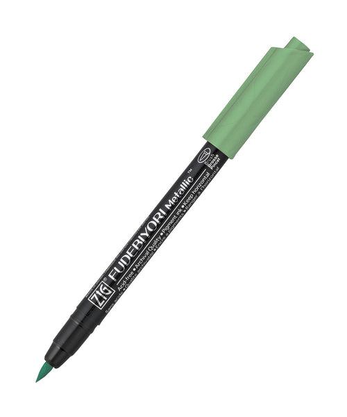 Kuretake Fudebiyori Metallic Brush Pen - Various Colours